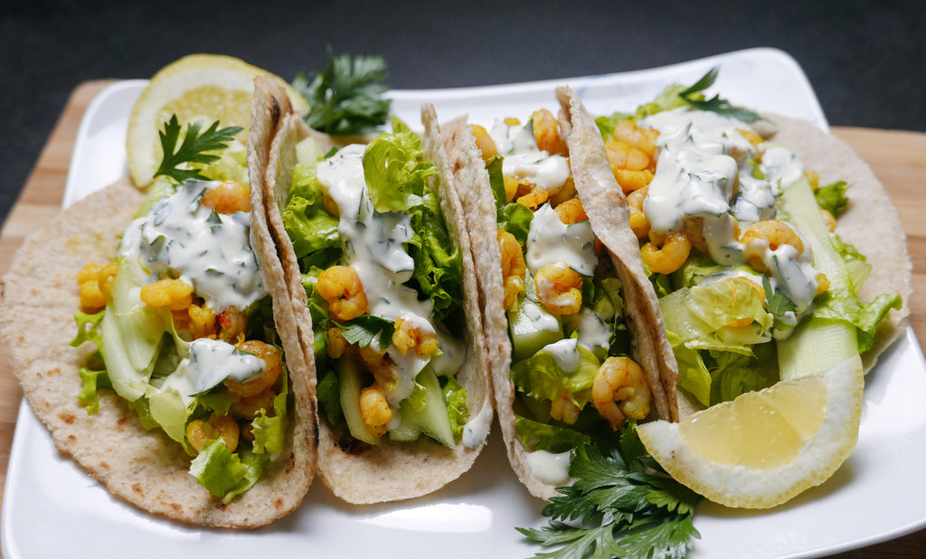 Tacos Estivi Con Gamberetti E Salsa Allo Yogurt - Ricetta D&A Senza Gl ...